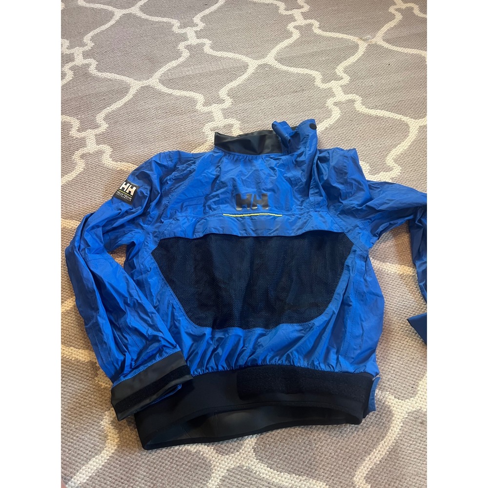Helly Hansen Helly Tech Performance Rain Jacket Mens Medium Blue Smock Top